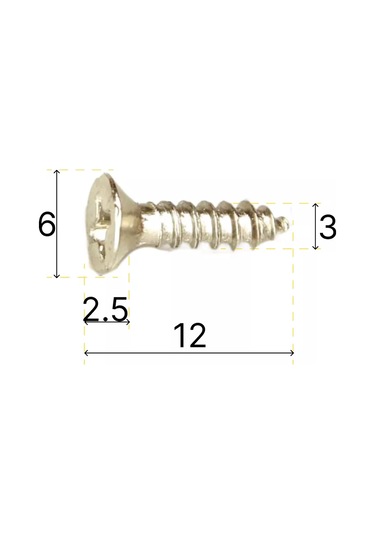 Decupe 3x12 Ahşap Vidaları, 100 Gr 238784296 Diğer
