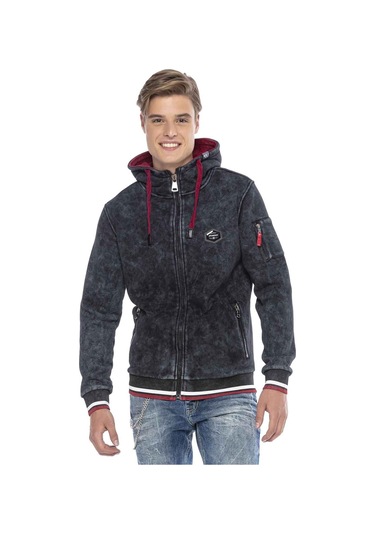 Cipo & Baxx Cl418 Sporty Men Sweatshirt Siyah