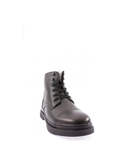 Dgn 2509-1 Erkek Bağcikli Fermuarli Sneakers Bot 2509-1-1585-R1534 Siyah