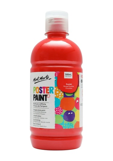 Mm Poster Boyası 500ml - Scarlet