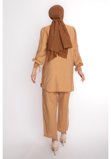 Fatma Sezen Camel Takım Çok Renkli