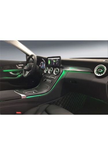 Mercedes W205 C Serısı 64 Renk Ambıans Paket ( 3 Renkten 64 Renke