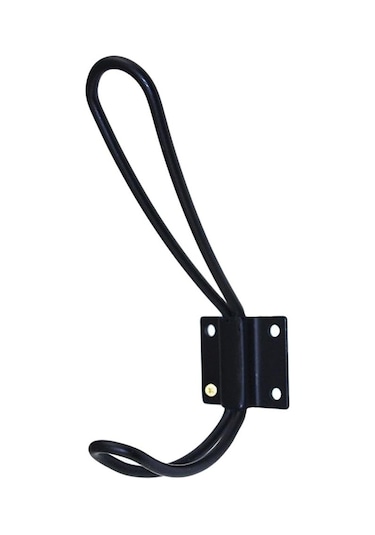 Suntek Avrupa Tarzı Metal Kapı Duvar Kancası Tutucu Anahtar Havlu Ceket Şapka Askısı Siyah Çok Renkli