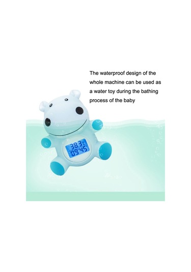 Sones Mty-807 Karikatür Çocuk Elektronik Su Termometresi Mavi