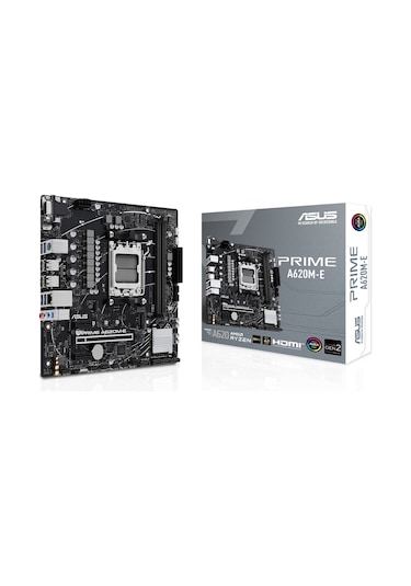 Asus Prime A620M-E-CSM AMD A620 AM5 Soket 6400 OC MHZ DDR5 mATX Anakart