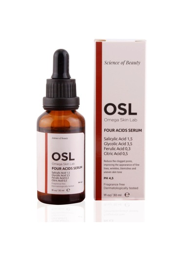 OSL Omega Skin Lab Sebum Dengesi Gözenek Ve Kırışıklık İçin Four Acids Serum 30 ML
