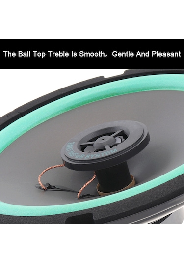 Mufunye 100w 6.5'' Oto Hoparlörü - Yüksek Hassasiyetli, Hıfı Kalitesi, Nemdiren, Tüm Müzik Stillerine Uygun, Pp Gömlekli, Doğal Kauçuk Membranlı