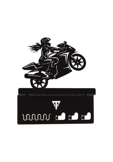 Torque-mx Metal Dekoratif Anahtar Askısı Ea22 Siyah