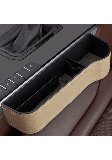 Gajeena Araç Koltuğu Düzenleyici - Pu Deri, Usb Girişli, Büyük Depolama, Kolay Kurulum Yan Renk Seçenekli