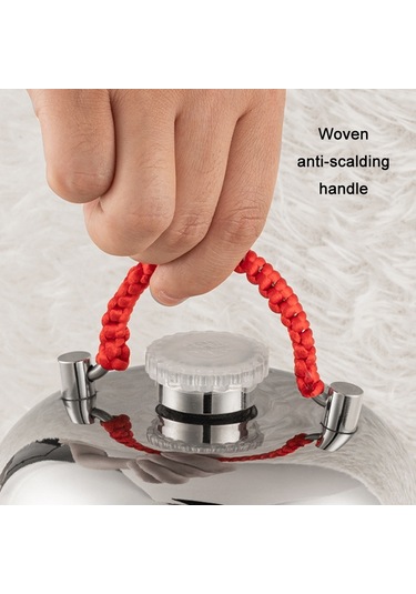 Sones 13cm Tek Parça Kapak 304 Paslanmaz Çelik Çorba Poşeti El Isıtıcı Sıcak Su Torbası