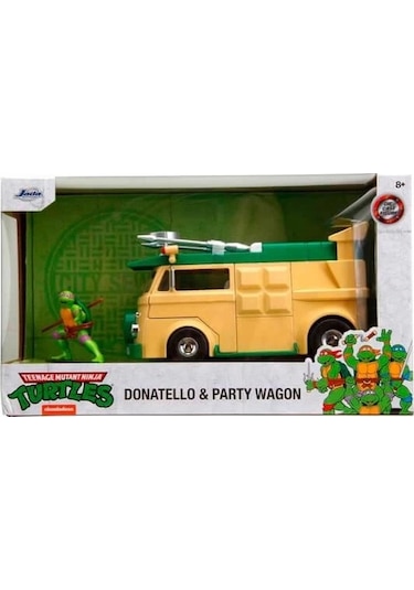 1:24 Tmnt Party Wagon Ve Donatello Figürü