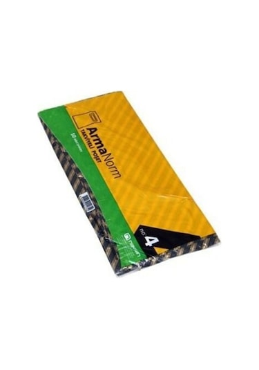 Takviyeli Poşet Çanta Siyah Diagonal No 4 50Li 5 Paket