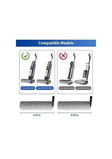 Synodicmonth Tineco Floor One S5/s5pro 2/s5pro/s5 Blue Elektrikli Süpürge Aksesuarları Yedek Parçaları Filtreler İçin Rulo Fırça