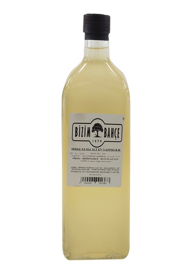 Bizim Bahçe Doğal Ev Yapımı Elma Sirkesi 1 L