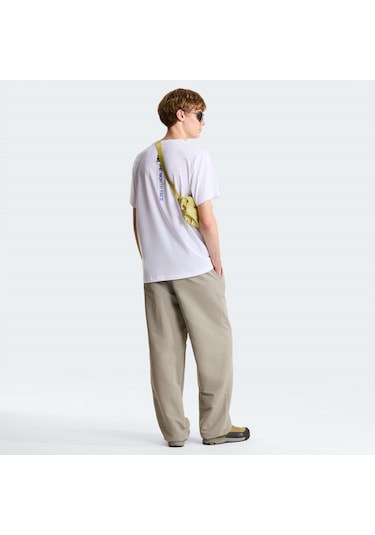 The North Face M Vertical Regular Short Sleeve Tee-grap Erkek T-shirt-32613 Beyaz