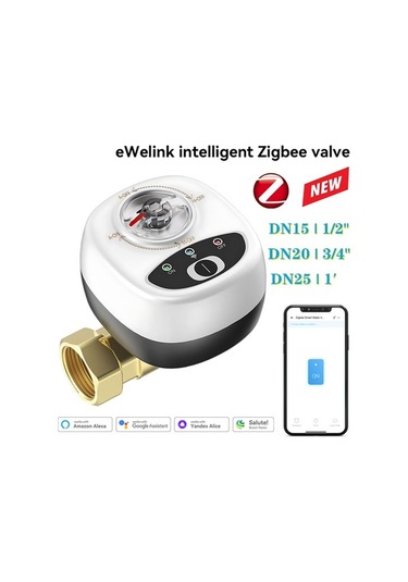 Tongxida Ewelink Zigbee Su Vanası Otomatik Anahtar Akıllı Küresel Vana Ip65 Kablosuz Uzaktan App Kontrolü - Renkli Zigbee
