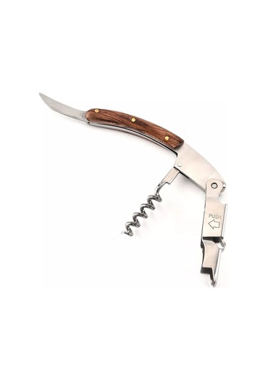 Tanayka Şarap Açacağı Mekanik, Katlanır Salata Açacağı 194291271 Gri