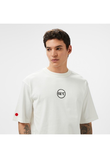 Unıted4 Erkek Beyaz T-shirt Aller Beyaz