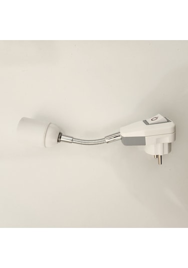 Prizi E27 Duya Dünüştürücü Anahtarlı Oynar Başlıklı Duy 10 CM