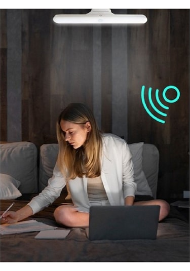 Akıllı Sensörlü Led Aplik Mıknatıslı Dimmerli Şarjlı Led Işık 3 Farklı Işık Hero Led Nova Led Lamba Siyah