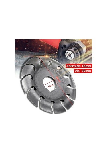 Pazly Manganez Çelik Ahşap Oyma Diski - 90mm Çap, 16mm Delik, 4 Renk Seçeneği