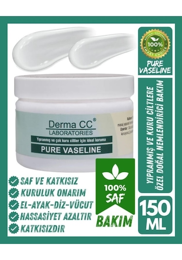 Derma Cc Sensitive Pure Katkısız Saf Vazelin 150 Ml - 8683548673480