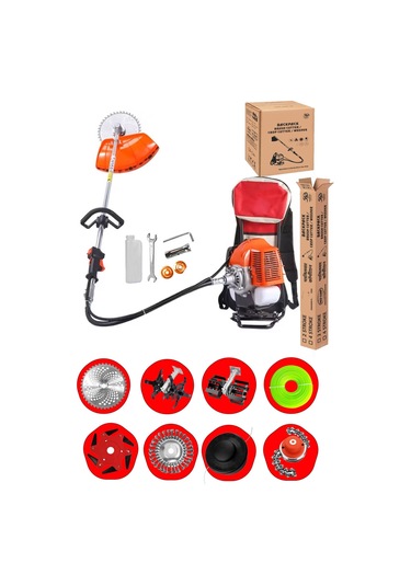 Deko Turkey DK8120 8 Başlıklı Set 20HPX Sırt Tipi Tırpan