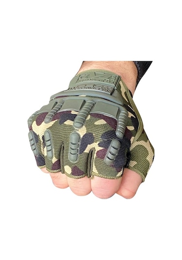 Difi 1107 Mechanix Parmaksız Eldiven Kamuflaj