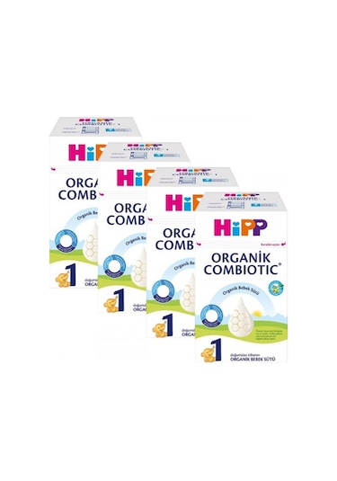 Hipp Organik Combiotic 1 Bebek Sütü 600 G 4 Adet