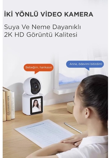 Torima Cmr-11 Monitörlü Smart Ip Full Hd 360 Akıllı Güvenlik Kamerası Bebek Kamerası