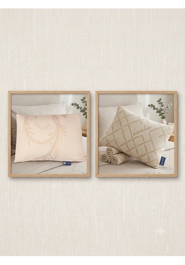 Sleep Home Visco Bamboo Ortopedik Yastık 50x70 Açık Kahverengi