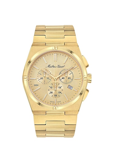 Mathey Tissot Zeus Chrono H118chpdı Erkek Kol Saati Sarı