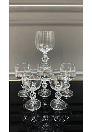 Kristal Kahve Yanı Su Bardağı 150 Ml Şeffaf