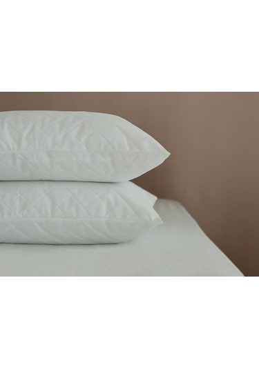 Adarya Home Kapitoneli Fermuarlı Yastık Koruyucu Alez 6 Adet 50 x 70