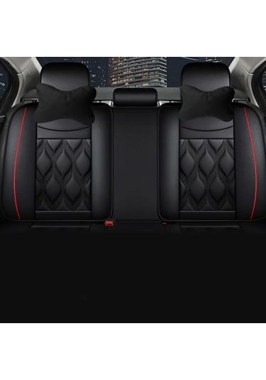 Oto Araç Oyuncu Koltuk Boyun Yastığı 25x17cm 2 Adet Al4335 Siyah