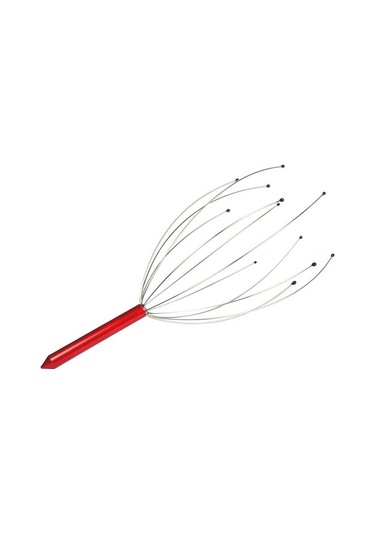 12 Pençe Ahtapot Kafa Masaj Makinesi 1m7chz Kırmızı