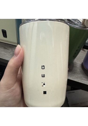 Smeg Paslanmaz Çelik Seyahat Kupası Beyaz