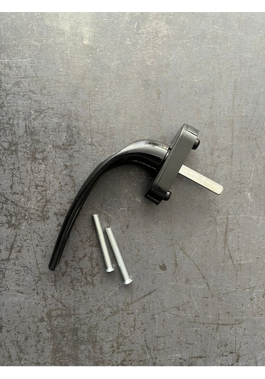 Alüminyum Pvc Pencere Kolu Siyah 3 Adet