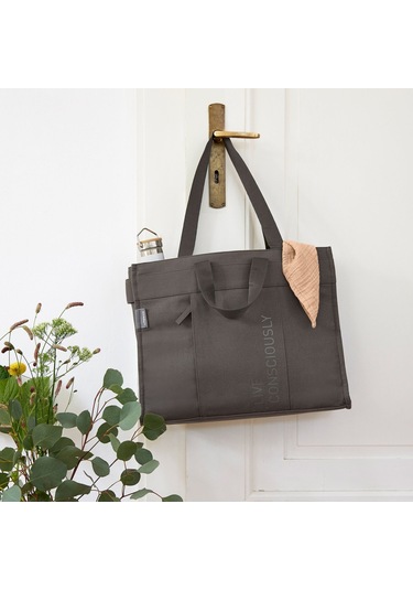 Lassig Tote Up Bebek Bakım Seyahat Çantası Anthracite Antrasit