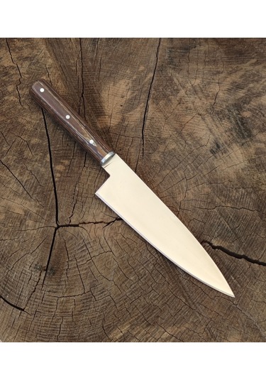 Şef bıçağı Profesyonel El yapımı Özel Üretim HGESF01 Ahşap