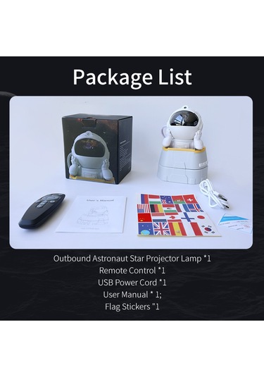 Teltree Uzaylı Desenli Bluetoothlu Yıldız Projeksiyon Lambası - Uzaktan Kumanda, Zamanlayıcı Ve Renk Ayarlamalı Odalar İçin Stüdyo Aydınlatması