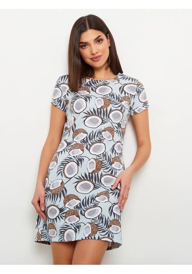 Letto Ev Elbisesi, Tunik, Gece Elbisesi 145614450 Açık Mavi