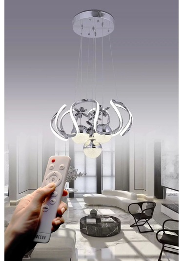 Heracles 3 Renk Sarı Beyaz Ve Gün Işığı Krom Kumandalı Çok Renkli