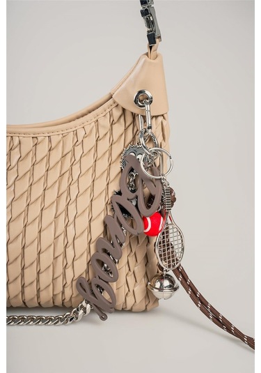 Ççs Kadın 17802 Omuz Çantası Bej