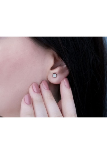 Sirius 0.60 Karat Tektaş Görünümlü Pırlanta Küpe 0817E0042