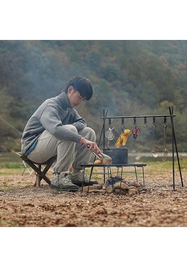 Bloomnest Üçgen Kamp Tabure Kumaş Katlanır Sandalye Balıkçılık Kampçılık Plaj Bahçe Yürüyüş Koltuk A1045 Altın-siyah Altın - Siyah