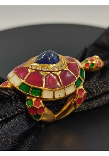 925 Ayar Gümüş Mine İşlem Yüzük 247 Altın