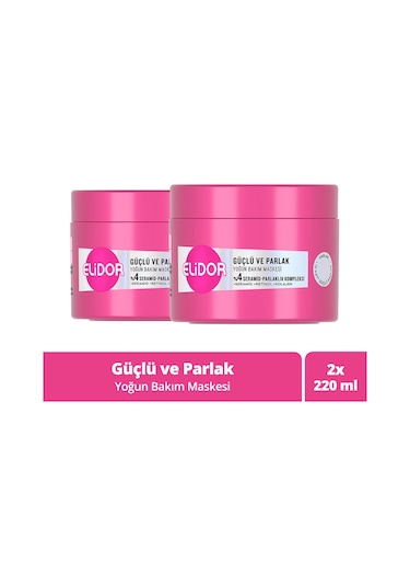 Elidor Güçlü ve Parlak Yoğun Bakım Maskesi 2 x 220 ML