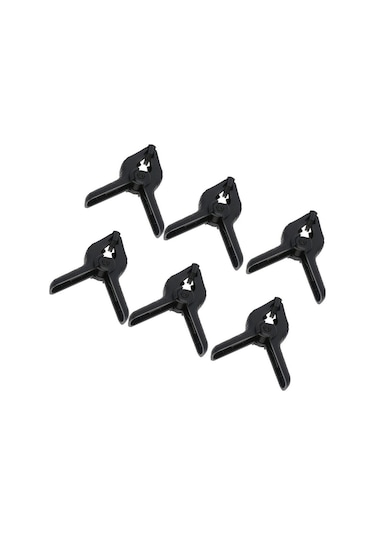 4.5 Inç-11.5 Cm 6 Adet Fon Mandalı -Clamp - Fon Perde Tutucu