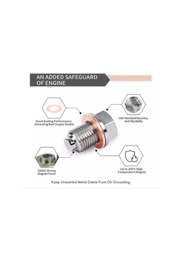 Lada Vaz/lada Motor Karteri İçin Mıknatıslı Ve Pullu Tıpa. 255372299